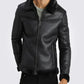 Brave Black Shearling Leather Jacket