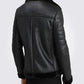 Brave Black Shearling Leather Jacket