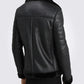 Brave Black Shearling Leather Jacket