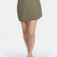 Trophy Yoga built-in pocket tennis skort in athletic fabric, made in the USA, featuring a stylish short tennis skirt design.