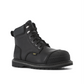 Kiwi Premium Black Action Leather 6" Steel Toe Waterproof Cap-Toe Work Boots [69700]