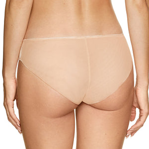 Gorteks Pamela Beige Semi Sheer Bikini Panty-1