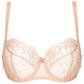 Gorteks Pamela Beige Sheer Mesh Balconette Bra-3