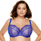 Gorteks Pamela Sapphire Sheer Mesh Balconette Bra