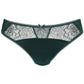 Gorteks Pamela Pine Green Semi Sheer Thong Panty