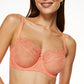 Gorteks Pamela Peach Sheer Mesh Balconette Bra