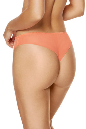 Gorteks Pamela Peach Semi Sheer Thong Panty-1