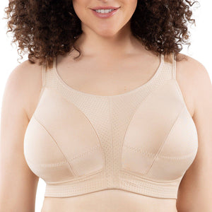 Bare Active Full Bust Unlined Sports Bra by Parfait Lingerie, front view showing supportive design and soft fabric.