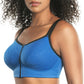 Wave Full Bust Sports Bra - Nautical Blue