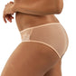 Luxlacy Lace and Mesh Hipster - Cameo Rose