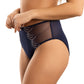 Pearl Hight Waisted French Cut Panty - Navy