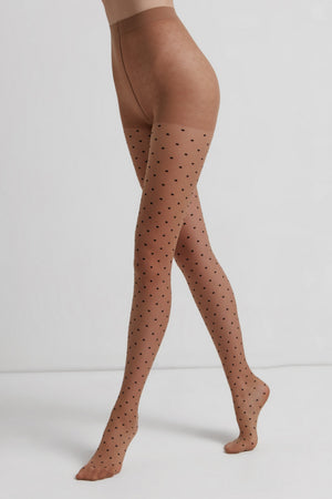Fantasy Tights Conte Pois - Geometric Dots Pattern