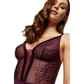 Gorteks Porto Aubergine Sheer Lace Body