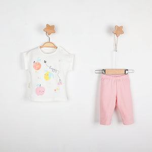Happy Fruit Baby Girls Leggings Set - Farnelli