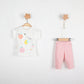 Happy Fruit Baby Girls Leggings Set-1