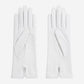 PZ01G (white) – Unlined Italian lambskin embroidered dress gloves