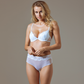 Padded Deep Plunge Bra Lavinia Flame White-2