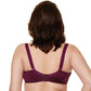 Sheer Mesh Balconette Bra Pamela Aubergine-3