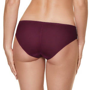 Gorteks Pamela Aubergine Semi Sheer Low Rise Bikini Panty-1