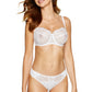 Gorteks Pamela White Sheer Mesh Balconette Bra-2