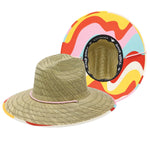 Peter Grimm Paseo straw sun hat in natural woven straw with a classic wide brim