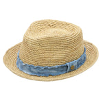 Peter Grimm Paulo straw fedora hat by HatCountry with a classic woven design and structured brim