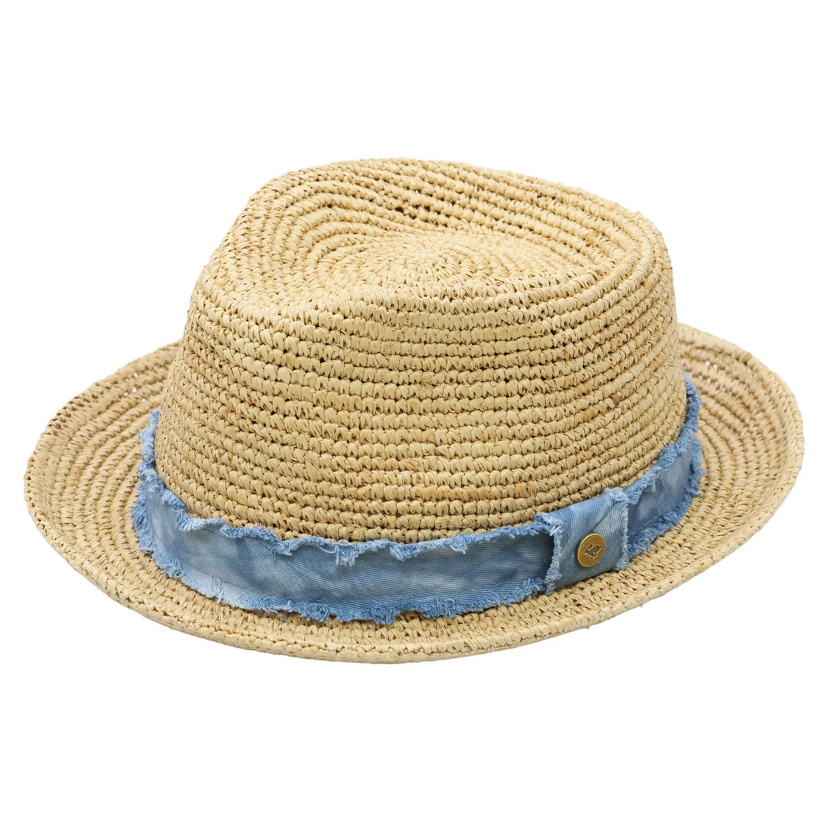 Peter Grimm Paulo straw fedora hat by HatCountry with a classic woven design and structured brim