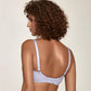 Sheer Mesh Lace 3-Part Cup Bra Pearl-1