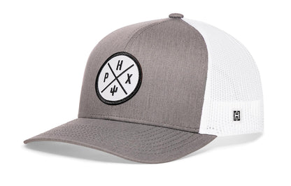 Phoenix Trucker Hat  |  White Patch PHX X Snapback