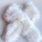 Fox Faux Fur Scarf / Fur Scarf / Bridesmaid Gifts / Ivory Fur Scarf