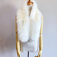 Fox Faux Fur Scarf / Fur Scarf / Bridesmaid Gifts / Ivory Fur Scarf