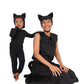 Adult Black Cat Hat & Tail Set