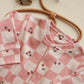 Cherry Plaid Onesie