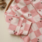 Cherry Plaid Onesie