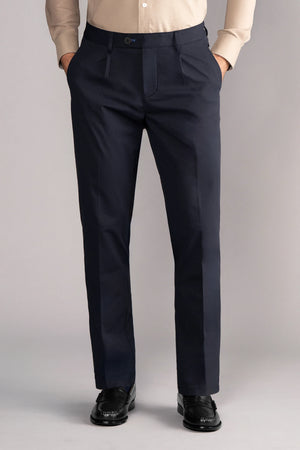 Performance Pleated Pants // Navy