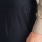 Performance Pleated Pants // Navy