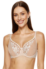 Plunge Unlined Embroidered Bra Gorteks Egerie-0