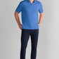 Short Sleeve Polo Solid // Blue