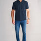 Short Sleeve Polo Solid // Navy