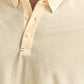 Yellow AIR 3 Button Polo shirt by Twillory, casual men's polo with a classic collar and button detail.