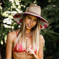 Peter Grimm Prima straw lifeguard hat with wide brim and chin cord, HatCountry headwear