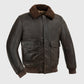 Old World Map Men’s Leather Bomber Jacket