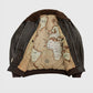 Old World Map Men’s Leather Bomber Jacket