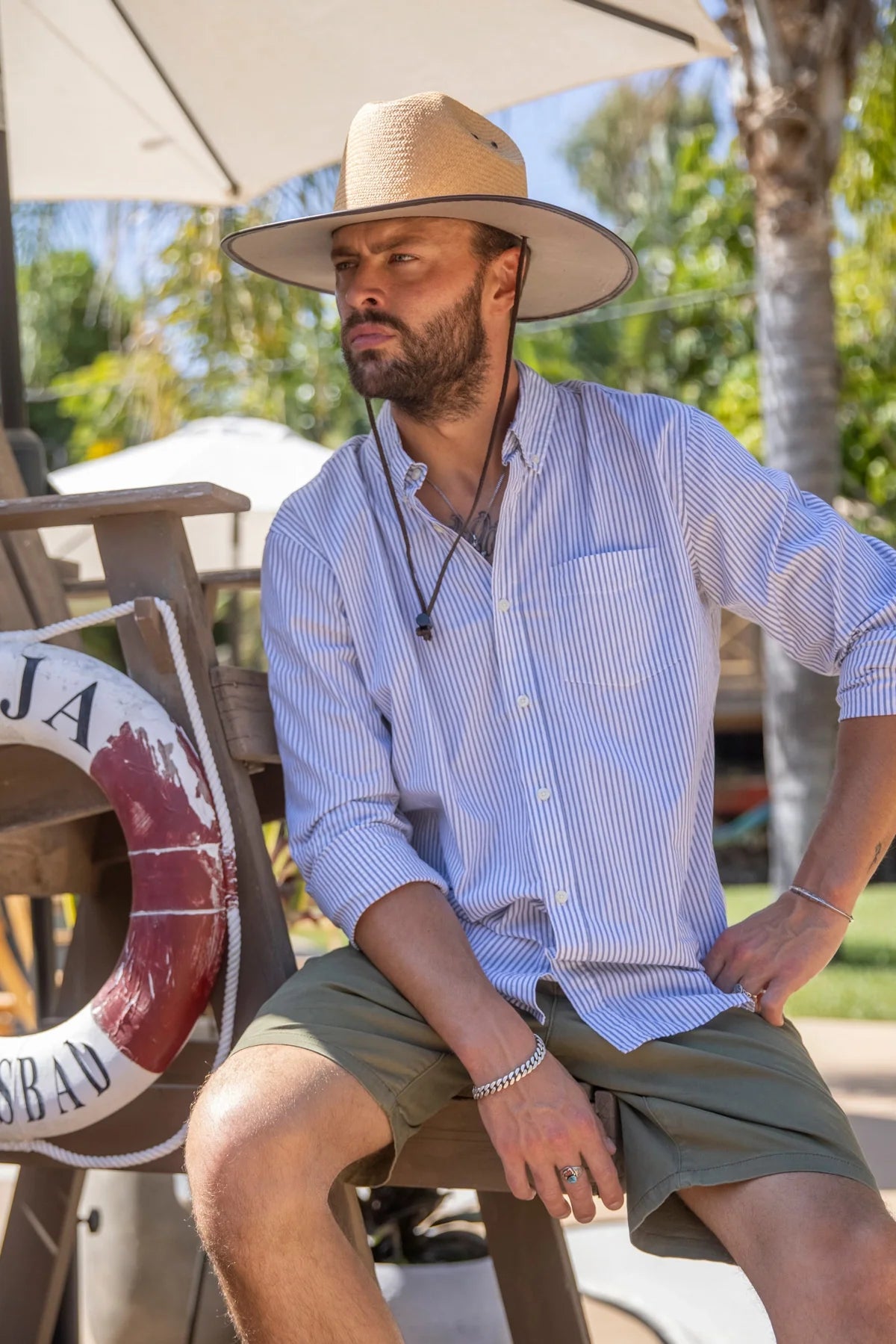 HatCountry Peter Grimm Promenade straw sun hat with a wide brim and classic woven design