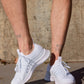 CALTO - Q131 - 2.4 Inches Taller (Off-White/White Sole) - Ultra Lightweight Sneakers
