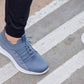 CALTO - Q133 - 2.4 Inches Taller (Light Slate Gray/White Sole) - Ultra Lightweight Sneakers