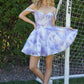 Nox Anabel Q176 Romantic Off-Shoulder Fit and Flare Dress
