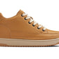 CALTO - Q274  - 2 Inches Taller (Camel Brown & Gum Sole) - Elevated Leatherette Micro-Perforated Sneakers