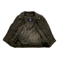 Whet Blu NYC Queens women's army green fashion moto leather jacket view