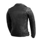 Whet Blu NYC Queens women's black leather fashion moto jacket close-up